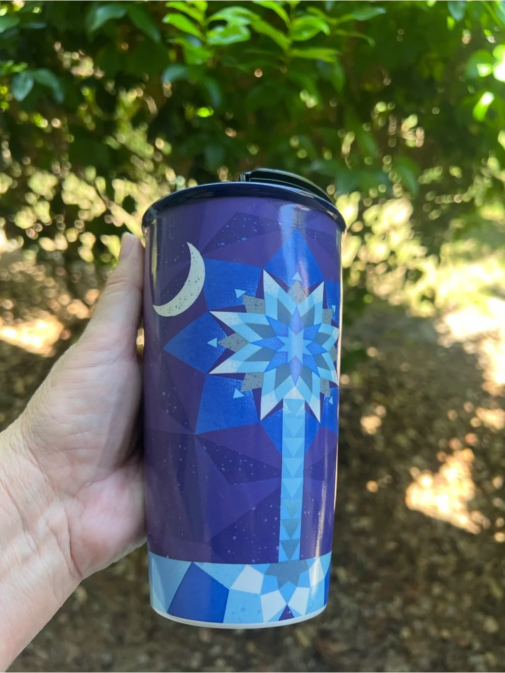 NWOT Starbucks South Carolina / Palmetto State 12 oz. Ceramic Travel Mug